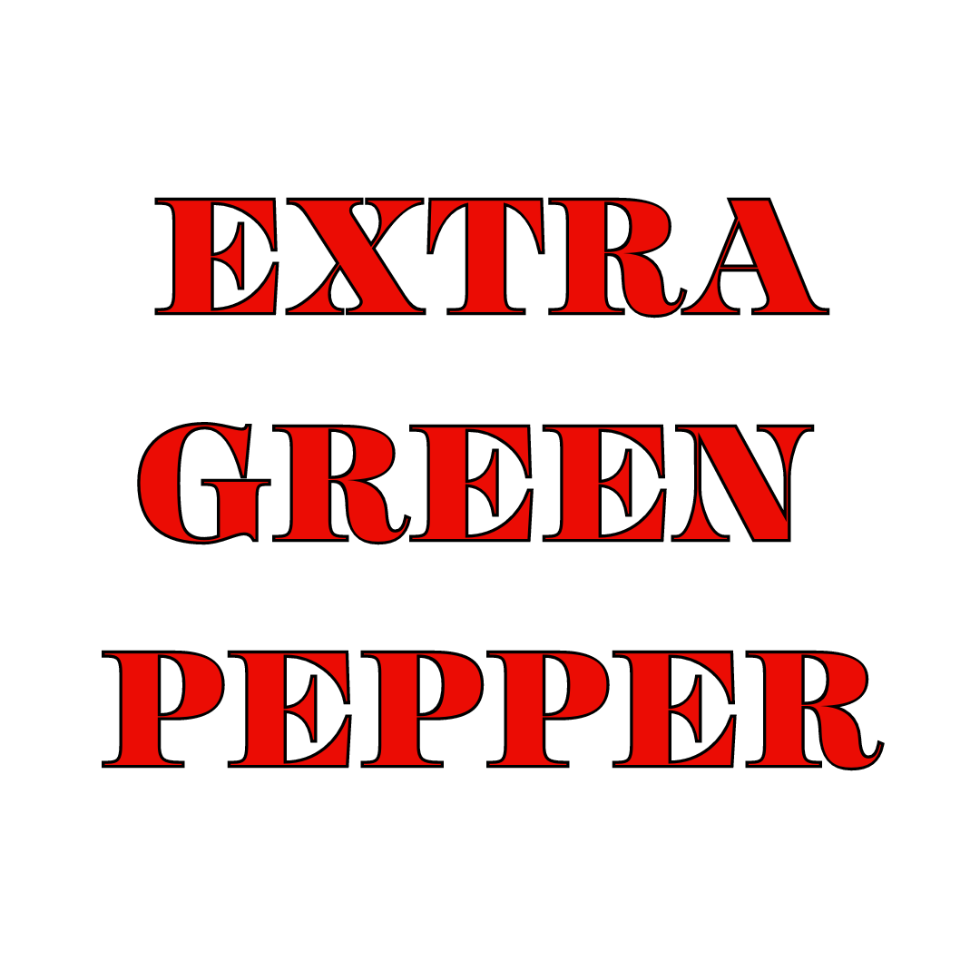 Extra Green peppers